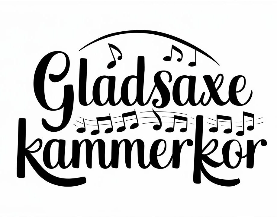 Gladsaxe Kammerkor logo med noder